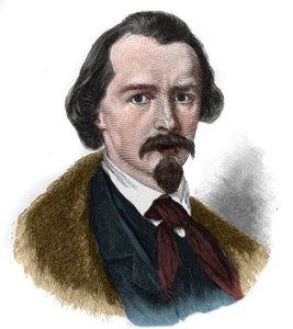 Portrét Emanuela von Geibel (1815-1884) německý básník a dramatik. od Unknown artist