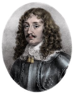 Portrét Francoise VI., vévody z La Rochefoucauldu, prince de Marcillac (1613-1680), francouzský autor - Portrait du duc Francois de la Rochefoucauld (1613-1680), francouzský spisovatel - od Unknown artist