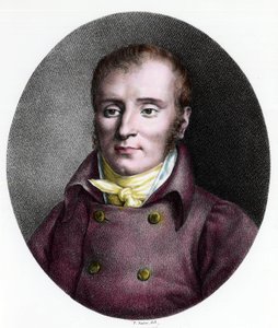 Portrét Francoise Xaviera Bichata (1771 - 1802), francouzského lékaře. Rytina 18. století. Soukromá sbírka. od Unknown artist
