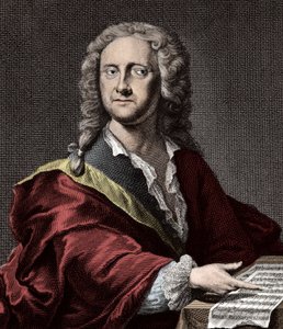 Portrét Georga Philippa Telemanna (1681 -1767), německého skladatele od Unknown artist