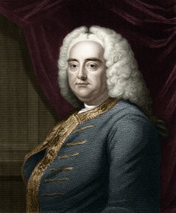 Portrét George Fredericka Händela (Georg Friedrich Händel od Unknown artist