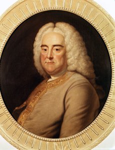 Portrét George Fredericka Händela (Georg Friedrich Händel od Unknown artist