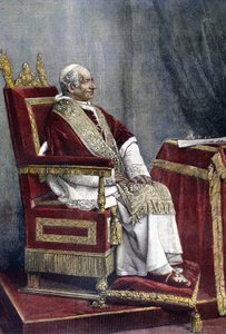 Portrét Gioacchina PECCIho, Lva XIII. (1810 - 1903), 254. papeže (1878 - 1903) od Unknown artist