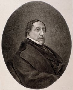Portrét Gioacchina Rossiniho (rytina od Unknown artist