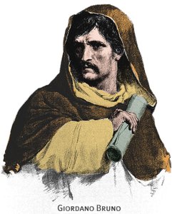 Portrét Giordana Bruna (1548-1600). od Unknown artist