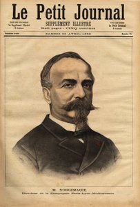Portrét Gustava Noblemaire (1832-1924), který se poté, co do roku 1869 úspěšně dohlížel na stavbu železniční tratě Alger-Oran, vrátil do Paříže, aby převzal vedení společnosti Paris Lyon Mediterranee, tuto pozici si udržoval 26. od Unknown artist