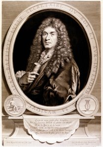 Portrét Jean Baptiste Lully (1632-1687). od Unknown artist