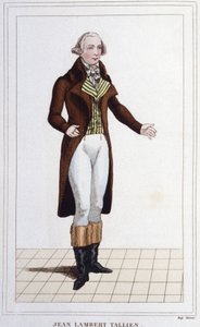 Portrét Jean Lambert (Jean-Lambert) Tallian. Francouzský politik (1767 až 1820) zástupce Úmluvy, rytina z roku 1830 od Unknown artist