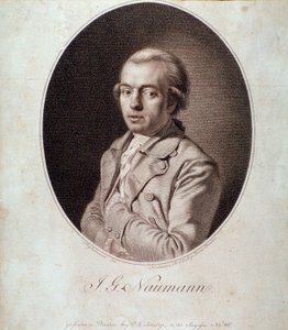 Portrét Johanna Gottlieba Naumanna (rytina) od Unknown artist