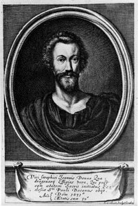 Portrét Johna Donna (1572-1631) anglický básník. od Unknown artist