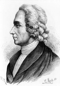 Portrét Josepha Priestleyho (1733 - 1804), britského chemika a teologa. Rytina 19. století. od Unknown artist