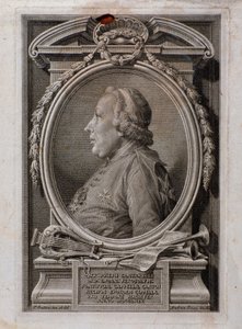 Portrét Josepha Santarelliho (rytina od Unknown artist