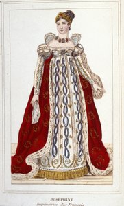 Portrét Joséphine od Beauharnaise Bonaparta (1763 - 1814), císaře francouzské rytiny z roku 1830 od Unknown artist