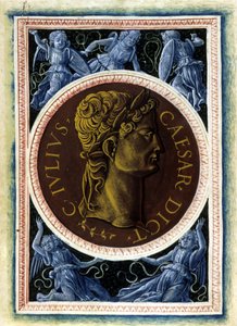 Portrét Julia Caesara - v "The Illustrated Men" od Svetonia od Unknown artist