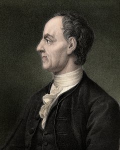 Portrét Leona (Leonharda) Eulera (1707-1783), švýcarský matematik - rytina - 19. stol. od Unknown artist