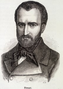 Portrét Louis Auguste (Louis-Auguste) Blanqui (1805-1881) francouzský socialista a revoluční teoretik od Unknown artist