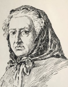 Portrét Louise Ackermannové od Unknown artist