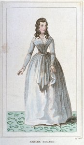 Portrét madame Roland francouzské političky (1754 - 1793). od Unknown artist