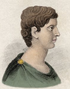 Portrét Marca Antoina (Marcus Antonius) generála a římského státníka (v. 83 až 30 př. Kr.). od Unknown artist