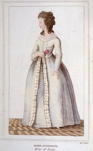 Portrét Marie Antoinetty (1755-1793) rytý 1830 od Unknown artist