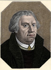 Portrét Martina Luthera (1483-1546) německého náboženského reformátora. od Unknown artist