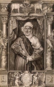 Portrét Muleyho Hazena (maurského krále), krále Thunes zbaveného svého království a restaurovaného císařem Karlem V., Tunisko 1535. od Unknown artist