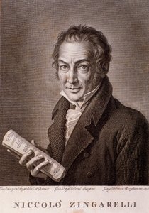 Portrét Nicoly Antonia Zingarelliho (rytina od Unknown artist