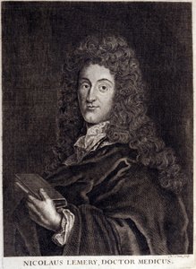 Portrét Nicolase Lemeryho (1645 - 1715), francouzského lékárníka a chemika. od Unknown artist