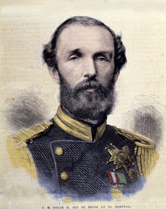 Portrét Oscara II (1829-1907), krále Švédska a Norska. od Unknown artist