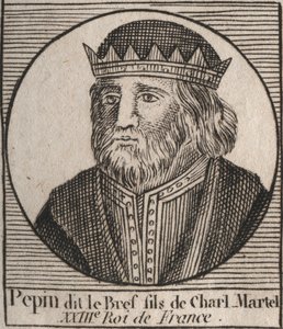 Portrét Pepina III tento Pepin le Brief od Unknown artist