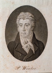 Portrét Petera Wintera (rytina od Unknown artist