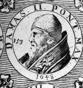 Portrét papeže Damašku II (zemřel 1048). od Unknown artist