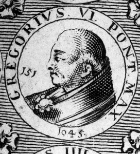 Portrét papeže Gregoire VI. (zemřel 1048). od Unknown artist
