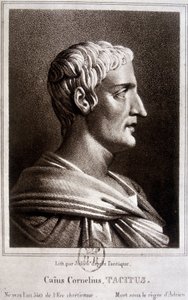 Portrét Publia Cornelia Tacita Tacita, římského historika (v.56 -v.120). od Unknown artist