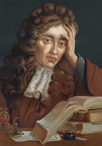 Portrét Roberta Boylea (1627 - 1691), irského fyzika a chemika. založené na Science and its Men od Louise Figuiera. Barcelona 1881 od Unknown artist