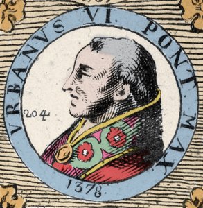 Portrét Urbana VIA (Bartolomeo Prignano) (Urbano sesto VI) od Unknown artist