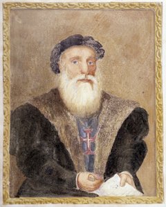 Portrét Vasco de Gama – v „“Život portugalského prince Henriho s příjmením kormidelníka”” od Richarda Henri Majora od Unknown artist