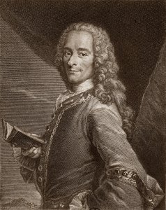Portrét Voltaira (1694 - 1778). od Unknown artist