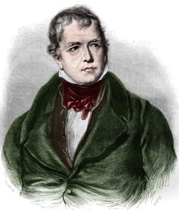 Portrét Waltera Scotta (1771-1832), skotského básníka a romanopisce. od Unknown artist