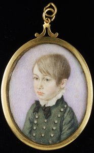 Portrét mladého chlapce, původně považovaného za Horatia Nelsona, kolem roku 1810 (akvarel, slonovina, papír) od Unknown artist