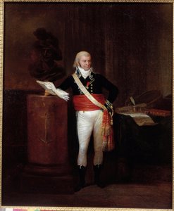 Portrét občana Emmeryho, starosty města Dunkerque, vyznamenaný Napoleonem Bonapartem, podpírá bustu Anonymního obrazu Jeana Barta. 18. století. Paříž, Muzeum Čestné legie od Unknown artist