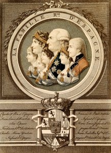 Portrét španělské královské rodiny: Král Carlos IV. (Karel IV od Unknown artist