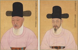 Portréty Cho Heun-myeong a Cho Jae-ho od Unknown artist