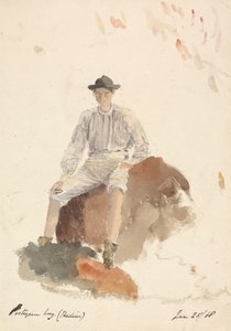 Portugalský chlapec (Madeira) 25. ledna 1868 od Unknown artist