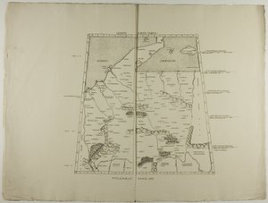 Čtvrtá Evropa Tabula: Ptolemaeus Romae 1490 od Unknown artist