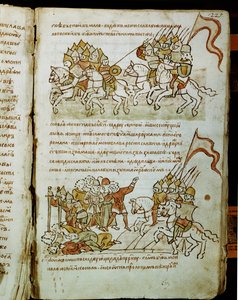 Radziwillova kronika, detail od Unknown artist