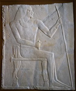 Reliéf sedící Nyankhnesut od Unknown artist