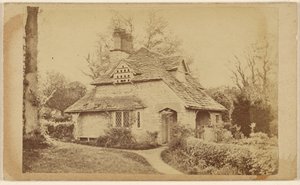 Rezidence Thomase Robertse ve Wodenethe Fish Kill on Hudson N.Y. [pohled zvenčí na Rose Cottage, Blaise Hamlet] od Unknown artist
