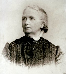 Risorgimento: “” Portrét anglické spisovatelky Jessie White Mario (1832-1906), ošetřovatelky během tažení Giuseppe Garibaldiho manželky italského patriota Alberta Maria”” Fotografie konce 19. století. Soukromá sbírka od Unknown artist