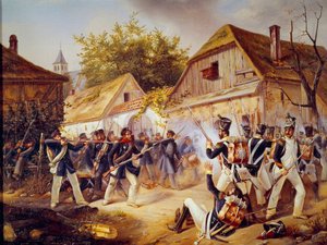Ruské tažení: „“ Vzdání se vojsk Vandamme do bitvy u Culmu (Kulm) dne 30. 8. 1813““ 1813 Paříž, Muzeum Armee od Unknown artist